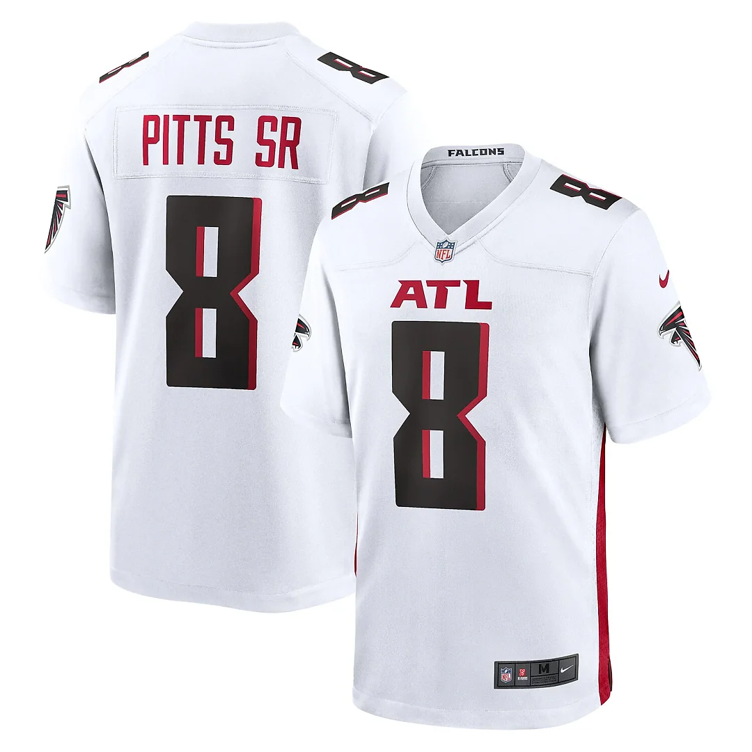 Zennovawear Kyle Pitts Sr. Atlanta Falcons White Game Jersey - White