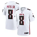 Zennovawear Kyle Pitts Sr. Atlanta Falcons White Game Jersey - White