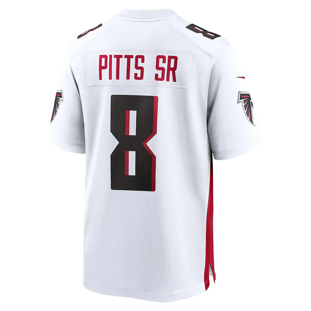 Zennovawear Kyle Pitts Sr. Atlanta Falcons White Game Jersey - White