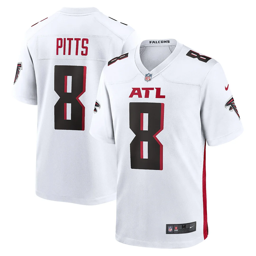 Zennovawear Kyle Pitts Atlanta Falcons Game Player Jersey - White