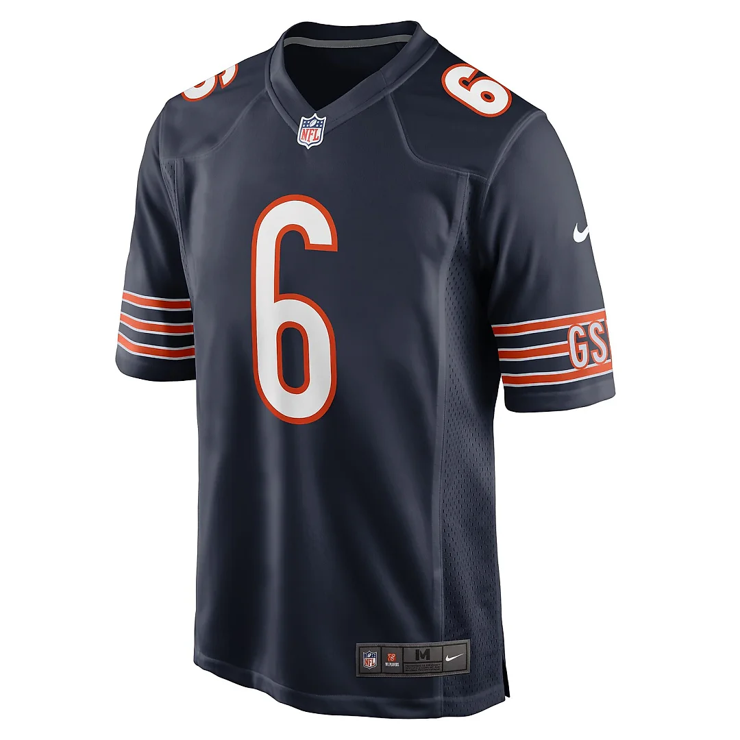 Zennovawear Kyler Gordon Chicago Bears Game Player Jersey - Navy