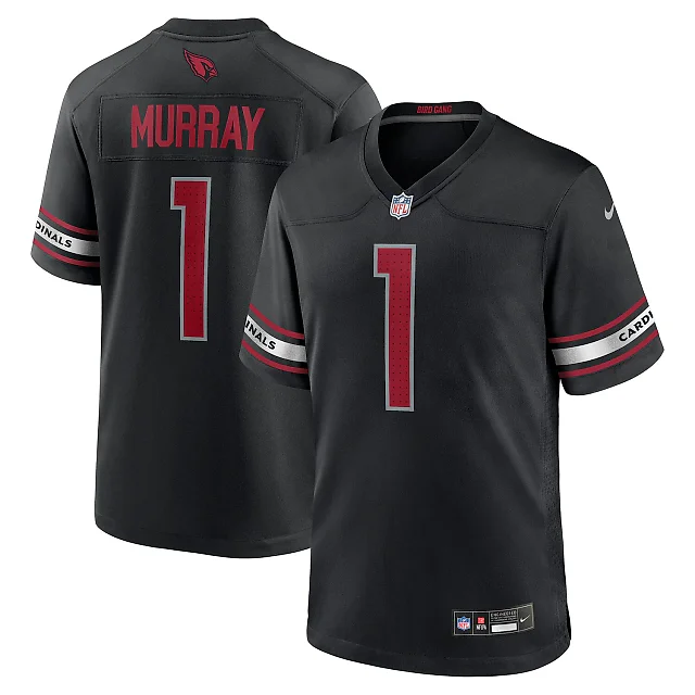Zennovawear Kyler Murray Arizona Cardinals Game Jersey - Black