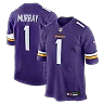 Zennovawear Kyler Murray Minnesota Vikings Game Jersey - Purple