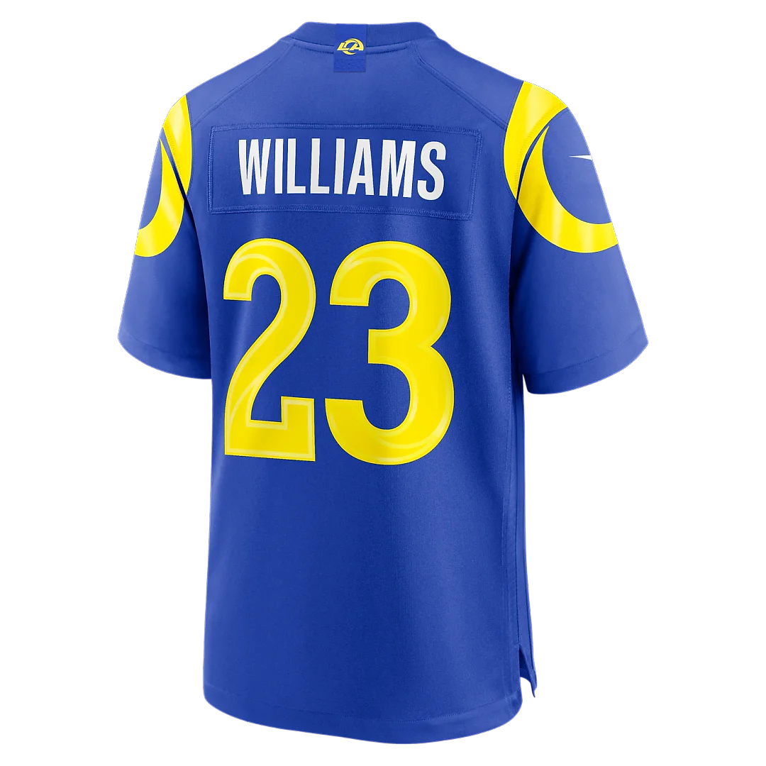 Zennovawear Kyren Williams Los Angeles Rams Team Game Player Jersey - Royal
