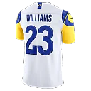 Zennovawear Kyren Williams Los Angeles Rams Vapor FUSE. Stitched Limited Jersey - White