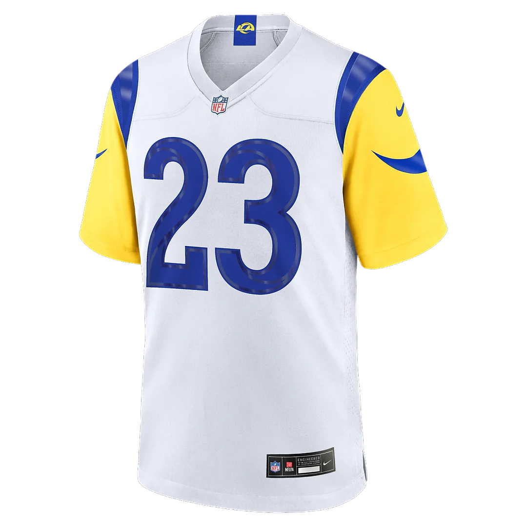 Zennovawear Kyren Williams Los Angeles Rams White Game Player Jersey - White