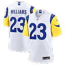 Zennovawear Kyren Williams Los Angeles Rams White Game Player Jersey - White