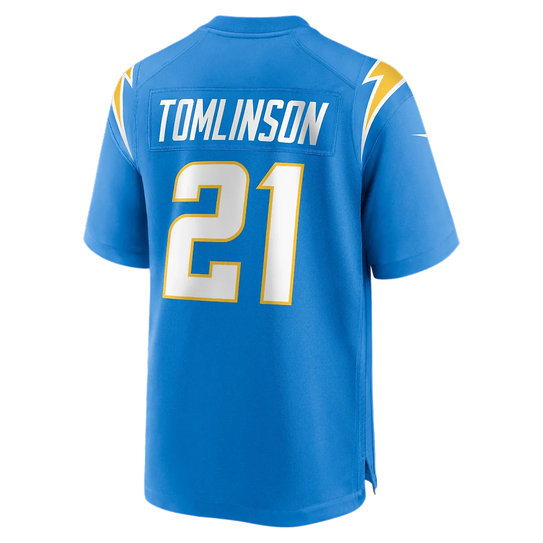 Zennovawear LaDainian Tomlinson Los Angeles Chargers Game Retired Player Jersey - Powder Blue