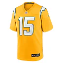 Zennovawear Ladd McConkey Los Angeles Chargers Alternate Charger Power Game Player Jersey - Gold