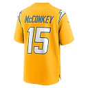 Zennovawear Ladd McConkey Los Angeles Chargers Alternate Charger Power Game Player Jersey - Gold