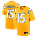 Zennovawear Ladd McConkey Los Angeles Chargers Alternate Charger Power Game Player Jersey - Gold