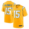 Zennovawear Ladd McConkey Los Angeles Chargers Alternate Charger Power Game Player Jersey - Gold