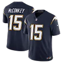 Zennovawear Ladd McConkey Los Angeles Chargers Alternate Super Chargers Vapor FUSE. Stitched Limited Jersey - Navy