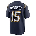 Zennovawear Ladd McConkey Los Angeles Chargers Alternate Super Chargers Game Player Jersey - Navy