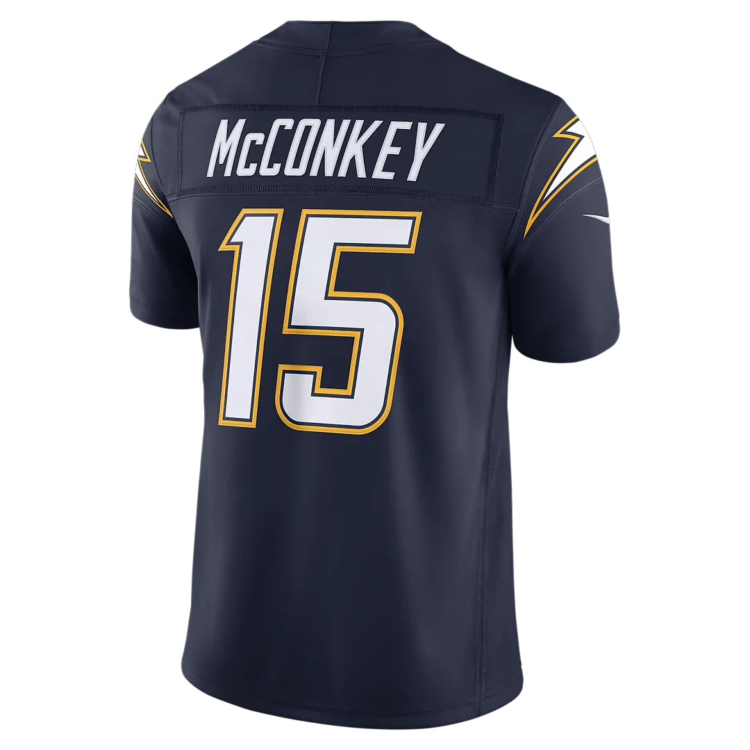 Zennovawear Ladd McConkey Los Angeles Chargers Alternate Super Chargers Vapor FUSE. Stitched Limited Jersey - Navy