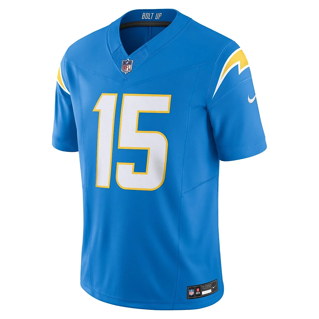 Zennovawear Ladd McConkey Los Angeles Chargers Team Vapor FUSE. Limited Jersey - Powder Blue