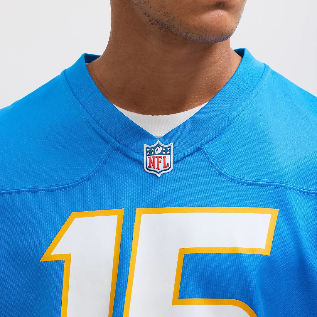 Zennovawear Ladd McConkey Los Angeles Chargers Player Game Jersey - Powder Blue