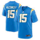 Zennovawear Ladd McConkey Los Angeles Chargers Player Game Jersey - Powder Blue