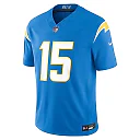 Zennovawear Ladd McConkey Los Angeles Chargers Team Vapor FUSE. Stitched Limited Jersey - Powder Blue