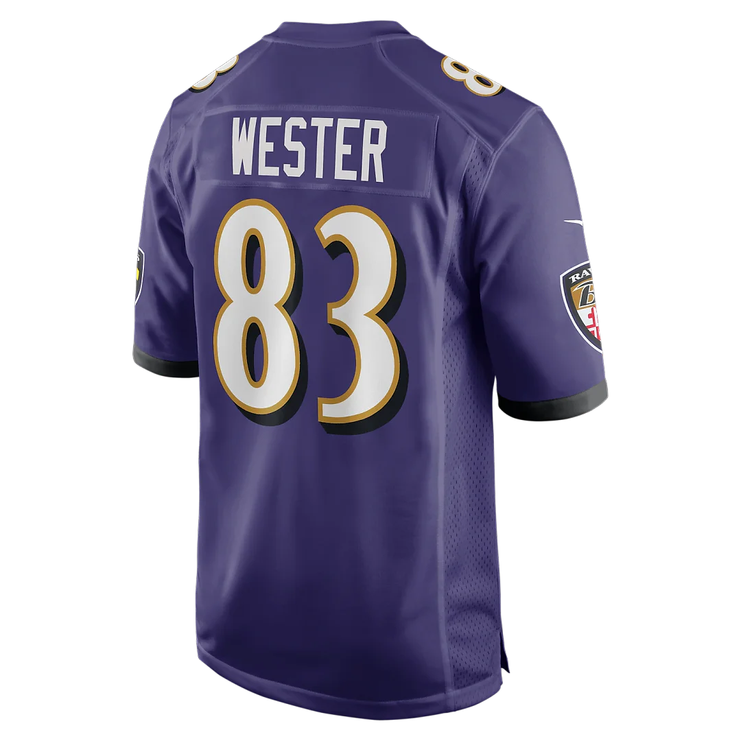 Zennovawear LaJohntay Wester Baltimore Ravens Team Game Jersey - Purple