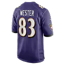 Zennovawear LaJohntay Wester Baltimore Ravens Team Game Jersey - Purple