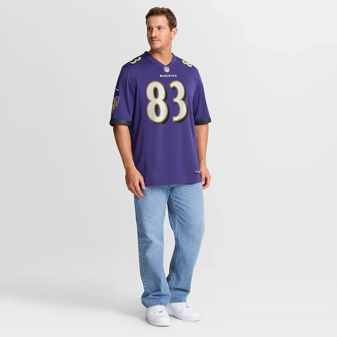 Zennovawear LaJohntay Wester Baltimore Ravens Team Game Jersey - Purple