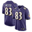 Zennovawear LaJohntay Wester Baltimore Ravens Team Game Jersey - Purple
