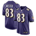 Zennovawear LaJohntay Wester Baltimore Ravens Team Game Jersey - Purple