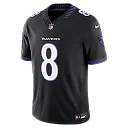 Zennovawear Lamar Jackson Baltimore Ravens Alternate Alternate Vapor FUSE. Stitched Limited Jersey - Black