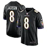 Zennovawear Lamar Jackson Baltimore Ravens Alternate Game Jersey - Black