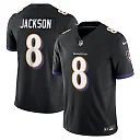 Zennovawear Lamar Jackson Baltimore Ravens Vapor FUSE. Limited Jersey - Black
