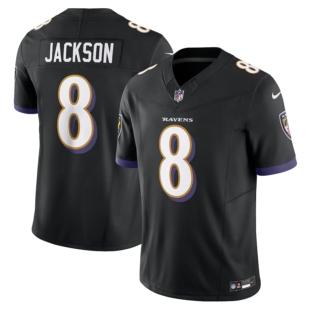 Zennovawear Lamar Jackson Baltimore Ravens Vapor FUSE. Limited Jersey - Black