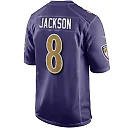 Zennovawear Lamar Jackson Baltimore Ravens Alternate Game Jersey - Purple