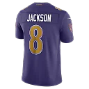 Zennovawear Lamar Jackson Baltimore Ravens Alternate Vapor FUSE. Stitched Limited Jersey - Purple