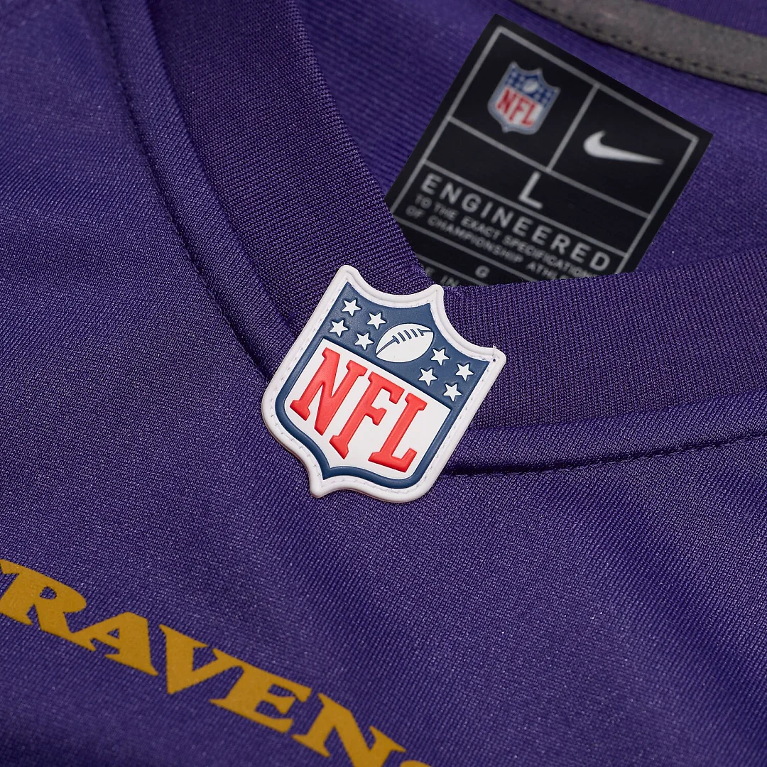 Zennovawear Lamar Jackson Baltimore Ravens Alternate Game Jersey - Purple