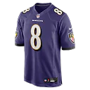 Zennovawear Lamar Jackson Baltimore Ravens Game Jersey - Purple