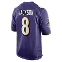 Zennovawear Lamar Jackson Baltimore Ravens Game Jersey - Purple