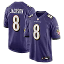 Zennovawear Lamar Jackson Baltimore Ravens Game Jersey - Purple