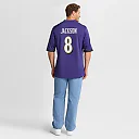 Zennovawear Lamar Jackson Baltimore Ravens Game Jersey - Purple