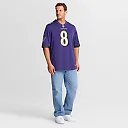 Zennovawear Lamar Jackson Baltimore Ravens Game Jersey - Purple