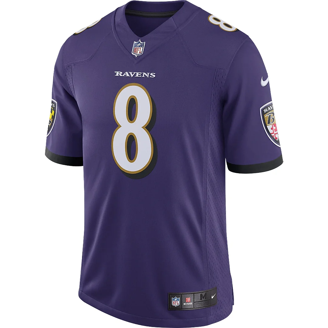 Zennovawear Lamar Jackson Baltimore Ravens Speed Machine Limited Jersey - Purple