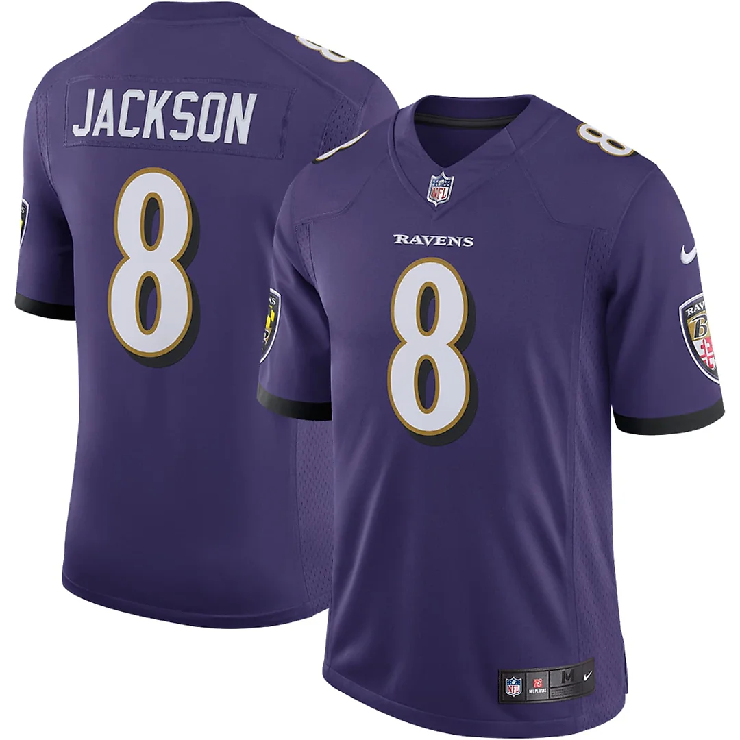 Zennovawear Lamar Jackson Baltimore Ravens Speed Machine Limited Jersey - Purple