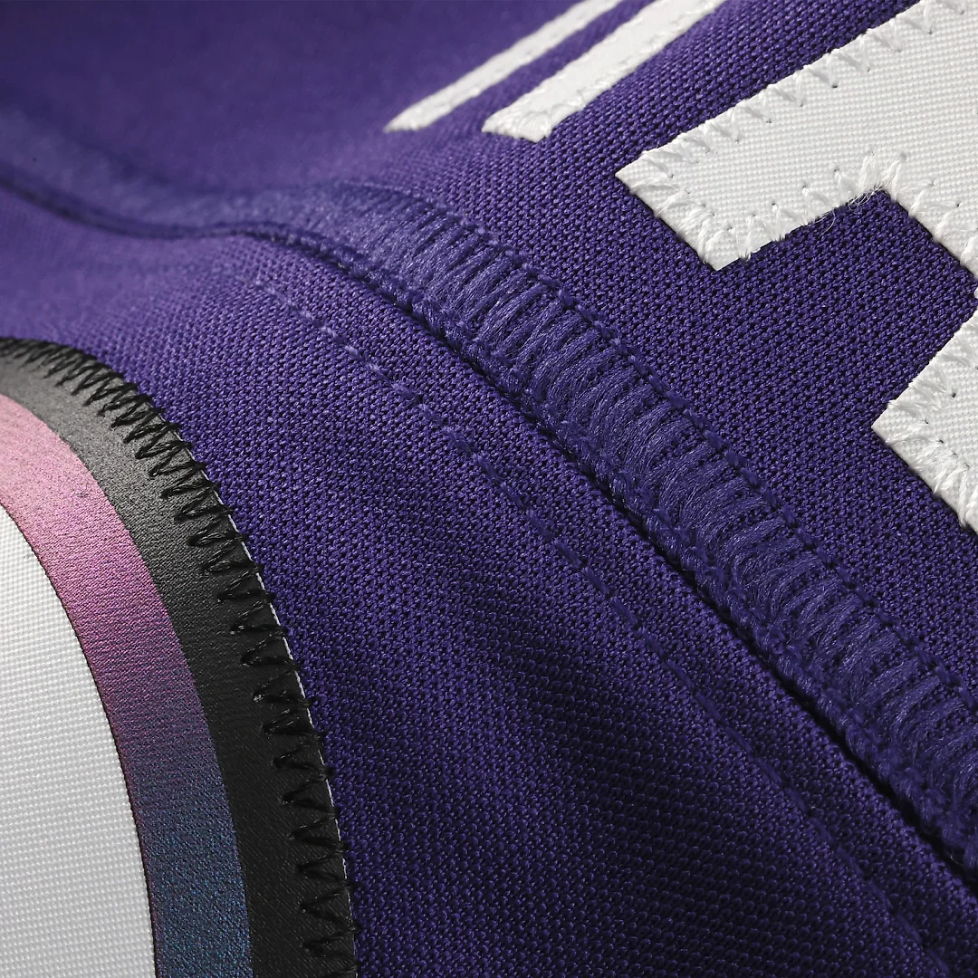 Zennovawear Lamar Jackson Baltimore Ravens Team Vapor FUSE. Stitched Limited Jersey - Purple