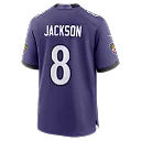Zennovawear Lamar Jackson Baltimore Ravens Team Game Jersey - Purple
