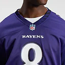 Zennovawear Lamar Jackson Baltimore Ravens Team Game Jersey - Purple