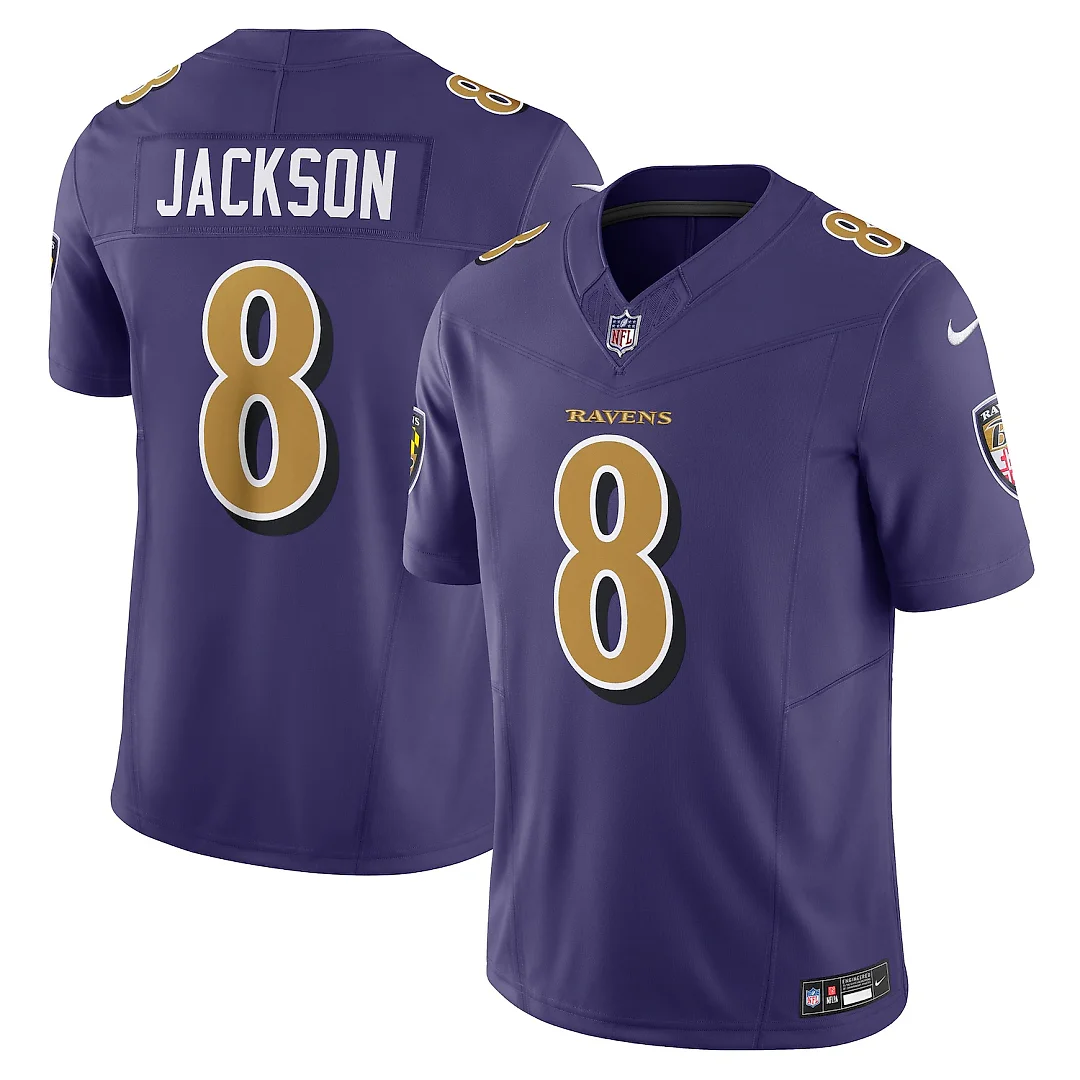 Zennovawear Lamar Jackson Baltimore Ravens Vapor FUSE. Limited Jersey - Purple