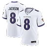 Zennovawear Lamar Jackson Baltimore Ravens Game Jersey - White