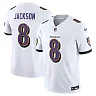 Zennovawear Lamar Jackson Baltimore Ravens Vapor FUSE. Limited Jersey - White
