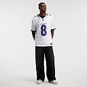Zennovawear Lamar Jackson Baltimore Ravens Vapor FUSE. Stitched Limited Jersey - White