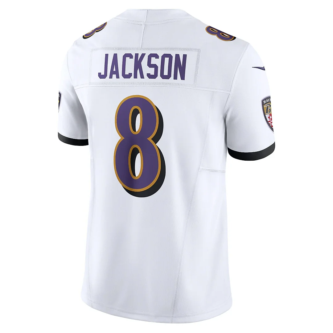 Zennovawear Lamar Jackson Baltimore Ravens Vapor FUSE. Limited Jersey - White